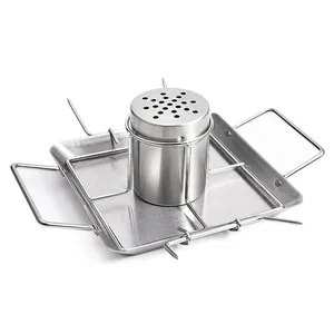 Food Grade Stainless Steel BBQ Tools Grill Beer Chicken Can Holder Non Stick Beer Chicken Roaster