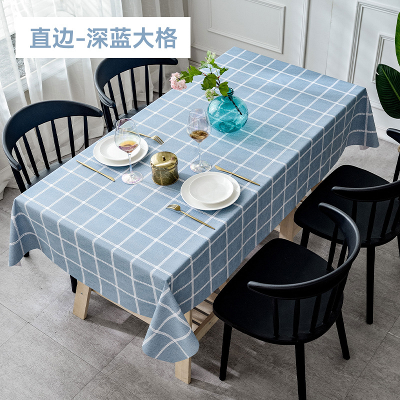 Dark blue large checkered pattern