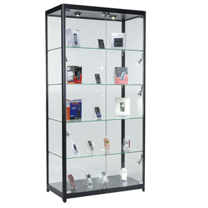 Vitrines LED en verre transparent pour supermarchés, centres commerciaux et magasins de figurines - Conception portable - Product Image 1