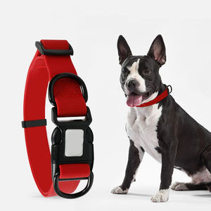 Correas de Seguridad de Liberación Rápida Amarillo Claro para Perros Pequeños, <span class=keywords><strong>Collar</strong></span> para Mascotas Recubierto de PVC Plástico Sólido - Product Image 5