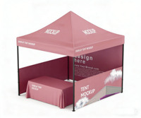 Tente de réception publicitaire extérieure durable, résistante au vent, rétractable, imperméable, anti-UV, en tissu Oxford, impression personnalisée, vente en gros
