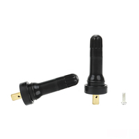 Valve de pneu TPMS413 TR413 en caoutchouc à clipser, capteur de valve TPMS de remplacement pour roues de voiture