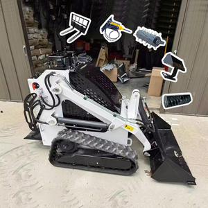 Minicargadora de orugas china en oferta, precio económico, con accesorios para - Product Image 2