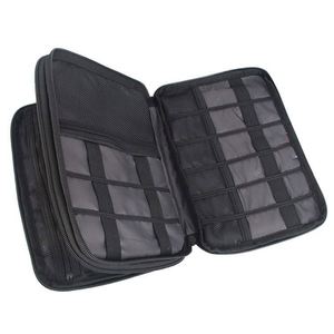 Free Sample Double Layer Electronic Accessories Organizer Travel Gadget Bag for Cables <b>USB</b> Flash <b>Drive</b> Plug and More - Product Image 2