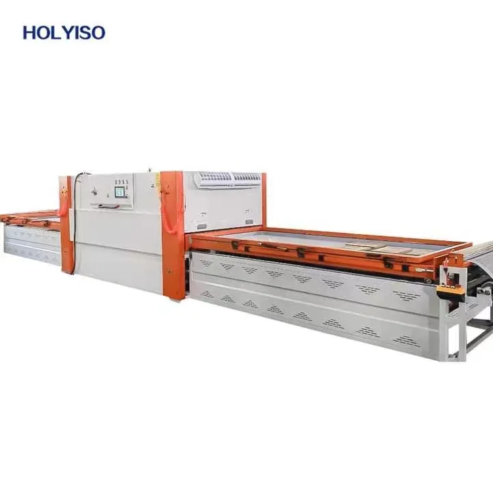 Вакуумный мембранный пресс HOLYISO для ламинирования, деревообрабатывающий автоматический вакуумный мембранный пресс для дверного шкафа