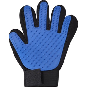 Gant de toilettage pour animaux Bai Ze en fibre bleue pour l'élimination des poils des chiens et des chats, soin du pelage - Product Image 3