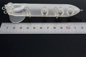 เหยื่อตกปลา ABS Popper ขนาด 125 มม. ไม่มีขั้นต่ำในการสั่งซื้อ น้ำหนัก 24.36 กรัม แบบไม่มีสี รุ่น Blank Crankbait 198 #   ฟรีอาย - Product Image 2