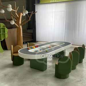 Chiquitos Xây Dựng Khối Bảng Và Ghế Trẻ Em Hoạt Động Đa Năng Bảng Giáo Dục Hands-On Học Tập Và Chơi Đồ Nội Thất - Product Image 3