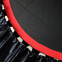 Mini trampoline pliable sur mesure pour adultes, hauteur réglable, avec barre de maintien, pour fitness et rebond, directement des fabricants