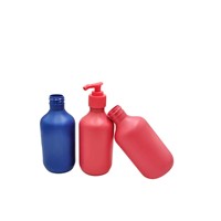 300ml en plastique PET bouteille sous vide bouchon à vis joint presse pompe tête rajeunissement de la peau Gel douche Lotion pour le corps hydratation shampooing