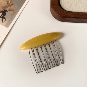 Pinza de Pelo Elegante de Acetato Engrosado Hecha a Mano, Herramienta de Organización de Alta Gama para Uso Invertido en la Parte Trasera de la Cabeza para Mujer - Product Image 6