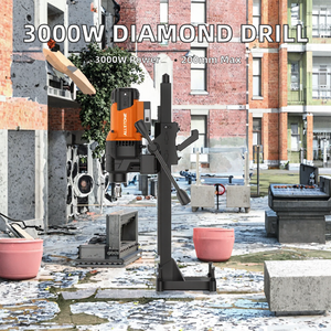 Factory Direct Electric 3000W Diamond Core <b>Drill</b> Machine Stand Single Speed 200MM Max Drilling Diameter OEM Customizable Best - Product Image 2