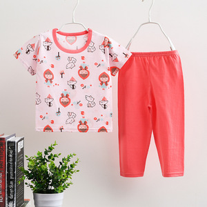Ropa de Bebé al Por Mayor al Mejor Precio y Buena Calidad, 100% Algodón, Conjunto de Ropa de Bebé de 2 Piezas, Manga Corta y Pantalones Largos, Ropa Interior de Verano - Product Image 5