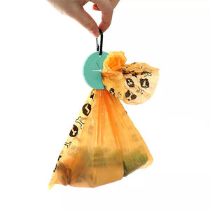 실리콘 화장실 후크 휴지통 가방 캐리어 클립 개 똥 캐리어 애완 동물 쓰레기 가방 홀더 핸즈프리 가죽 끈 야외 똥 가방 - Product Image 3