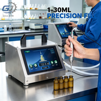 Petite machine électrique pour le remplissage de bouteilles en plastique à col étroit, compatible vernis à ongles et alcool, trois modes de déclenchement, haute performance