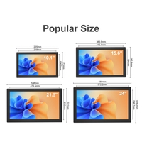 10.1 İnç Duvara Monte Dijital Poster Ticari Tabela Reklam CMS Yazılımı LCD Tablet Android 11 OEM Animasyon Hastane