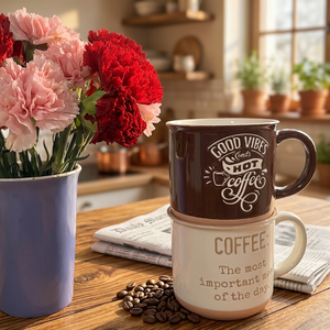 Taza de Leche de Cerámica Esmaltada con Logotipo Personalizado Impreso en Serigrafía, Diseño Nuevo 2026, Capacidad de 14-16 oz, Estilo Clásico para Fiestas - Product Image 4