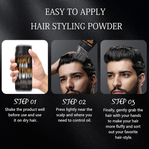 Polvo para Peinar de Calidad Profesional, Polvo para Dar Volumen y Textura al Instante para Hombres, Acabado Mate y Fijación Fuerte Durante Todo el Día para Cabello Fino y Delgado - Product Image 6