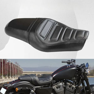 Per <span class=keywords><strong>Harley</strong></span> <span class=keywords><strong>Davidson</strong></span> XL883 1200 X48 Sella Doppia Modificata Integrata Anteriore e Posteriore per Moto - Product Image 5