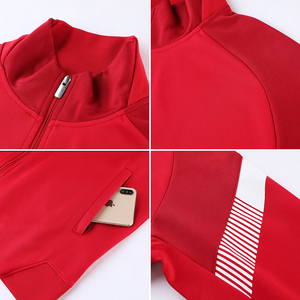 ملابس رياضية عالية الجودة بشعار مخصص زي تدريب للفريق بأكمام طويلة مريحة لكرة القدم طقم كامل لكرة القدم - Product Image 6