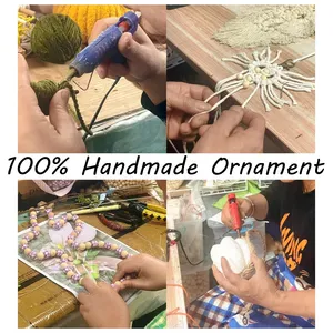 Macrame nhà máy móc treo Lọ hoa cho vườn và trang trí nội thất khách sạn trang trí tường nghệ thuật