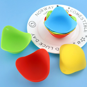 Tazas de silicona económicas sin BPA para cocinar huevos pochés y vaporizador de huevos con soporte de anillo, aptas para lavavajillas y ecológicas - Product Image 3
