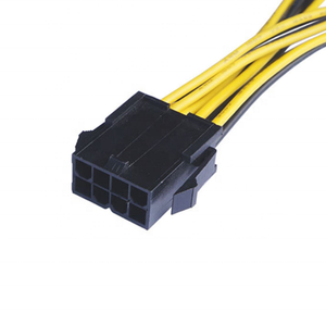 Tùy Chỉnh 20Cm 30cm18AWG EPS 12V <span class=keywords><strong>CPU</strong></span> Splitter 8pin Để Kép <span class=keywords><strong>PCI</strong></span> E 6 + 2 Pin Nam Cho Gigabyte <span class=keywords><strong>Card</strong></span> Đồ Họa Cung Cấp Điện Bện Cáp - Product Image 5