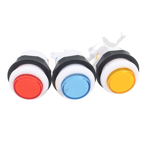 28mm P4 Métal Arcade Bouton Poussoir Kit A4 Commutateur Américain pour Jeux Vidéo DIY Mame Jamma Machine-Made 110/220V - Product Image 1