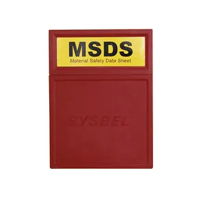 Cassetta documenti MSDS certificata CE Sysbel per armadi di sicurezza chimica in acciaio per la gestione e la conservazione di File chimici