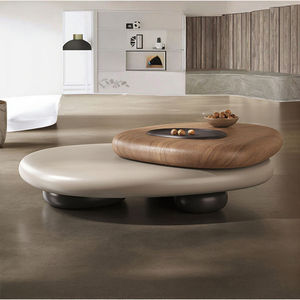 Mesa de <span class=keywords><strong>Centro</strong></span> Moderna de Diseño Giratorio y Duradero, Estilo Retro, Lujosa, Popular, Creativa, Irregular, de Madera para Sala de Estar - Product Image 1