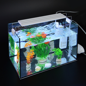 Usine En Gros Verre Fish Tank Salon Aquarium Bureau Poisson Rouge Betta Réservoir En Verre Transparent Fish Tank - Product Image 5