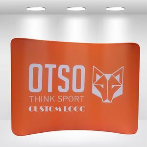 Easy to Install Portable <b>Advertising</b> Tension Fabric Display 8Ft Custom Design Tension Fabric Display Tension Fabric Display - Product Image 1