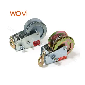 Factory price easy carry light wire rope manual pulling machine cable puller winch