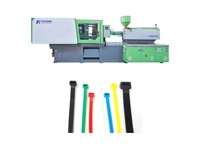 Attache de câble en nylon en plastique PA PA66 autobloquant à vitesse rapide faisant la machine