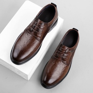 Chaussures rehaussantes pour hommes en cuir de vachette de haute qualité, confortables, pour mariages formels, avec doublure en cuir véritable - Product Image 2