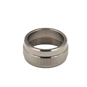 Custom Manufacturer CNC Machining Service Accessories Knurled Steel Nuts