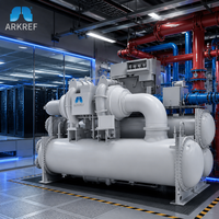 Refroidisseur centrifuge haute performance refroidi par eau, système de refroidissement industriel grande capacité pour le refroidissement urbain