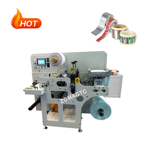 เครื่องตัดฉลากแบบม้วนม้วนหมุนได้เครื่องตัดฉลากสติกเกอร์เครื่องตัดกระดาษอัตโนมัติกระบอกเล็ก220V 100M/นาที1000kg - Product Image 1