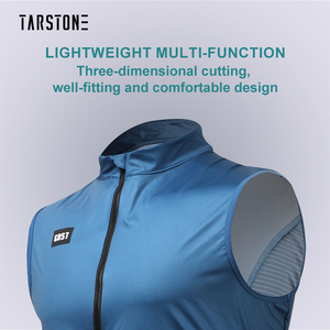 <span class=keywords><strong>Gilet</strong></span> de cyclisme coupe-vent pour homme, personnalisé en usine, haute qualité, pour le sport en plein air et le vélo de <span class=keywords><strong>route</strong></span> - Product Image 4