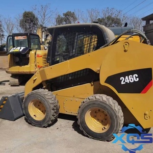 รถตักล้อยางขนาดเล็ก CAT 246c 246 ผลิตในญี่ปุ่นแท้ รถตักอเนกประสงค์ คุณภาพสูง มือสอง พร้อมชุดเกียร์และลูกปืน ได้รับมาตรฐาน CE - Product Image 4