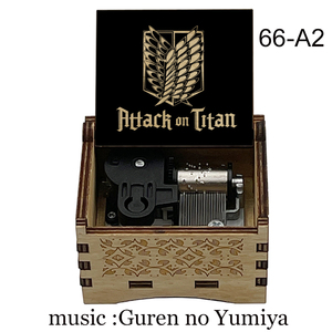 โจมตี Titan shingeki NO kyojin ataque De Los titanes <span class=keywords><strong>Guren</strong></span> NO yumiya Mechanical Music BOX แฟนอะนิเมะและของขวัญเพื่อน66 - Product Image 2