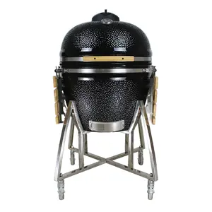Auplex Kamado Grill 27 Inch Charcoal Ceramic tandoor grill Grill Outdoor BBQ Kitchen