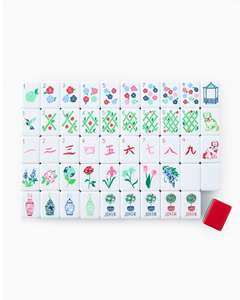 Stock 1.24*0.91*0.63 Inch Red New Travel 4 Layer Engraved Acrylic Luxury 160 <b>Set</b> America Nantucket <b>Mahjong</b> Tiles Entertainment - Product Image 5