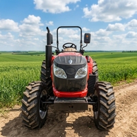 Tracteur agricole multifonctionnel 4x4 de 70 CV, 80 CV, 90 CV, 100 CV en gros, avec disque à rainurer et semoir en option