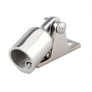 Marine-Grade 25mm Double-Top Silk-Smooth Cap Assembly with Bolt Saddle Mount <b>Awning</b>/Covering Connecting Chain for Boat Covers - Product Image 4