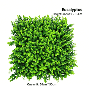 Planta Artificial Decorativa de Pared de 50*50cm, Resistente a los Rayos UV, Personalizable, para Oficina o Jardín, Planta Verde Artificial Sintética - Product Image 5