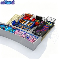 Proveedor Directo de Fábrica de Circuitos de Obstáculos para Parques de Trampolines para Centros Comerciales con Atractivos Módulos de Actividades