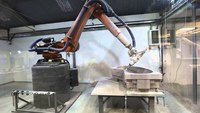 KUKA FANUC 6 axes 7 axes bras robot cnc 3d sculpture gravure bois polystyrène pierre marbre cnc robot soudage