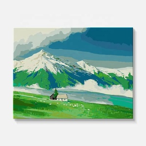 Kit de Pintura por Números de la Marca XIXI, Paisaje, Arte en Lienzo Hecho a Mano para Niños, Manualidad Educativa, Regalo Interactivo para la Familia - Product Image 6