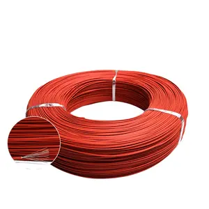 High Temperature 3302-16AWG thinned copper free sample Silicone insulated Heating tinned copper conductor electrical wire